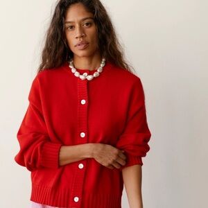 NWOT DONNI The Cotton Knit Cardigan